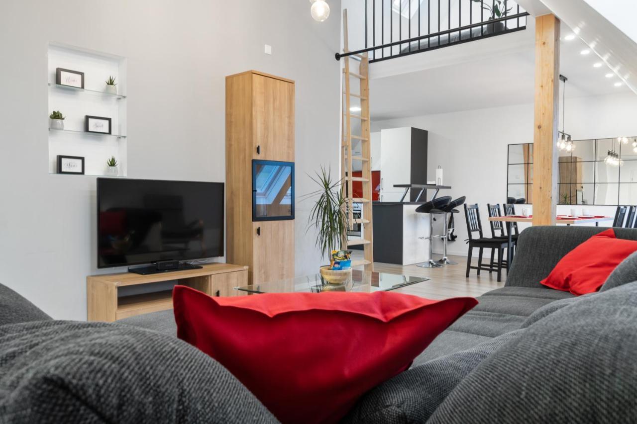 Modernes 3-Zimmer Loft Mit Balkon Hennesee 5 Min Eslohe Exteriör bild