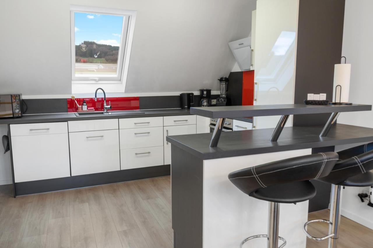 Modernes 3-Zimmer Loft Mit Balkon Hennesee 5 Min Eslohe Exteriör bild
