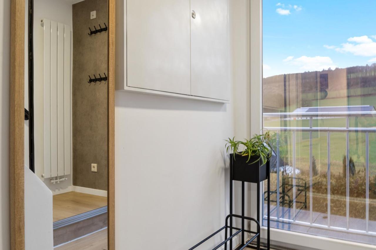 Modernes 3-Zimmer Loft Mit Balkon Hennesee 5 Min Eslohe Exteriör bild