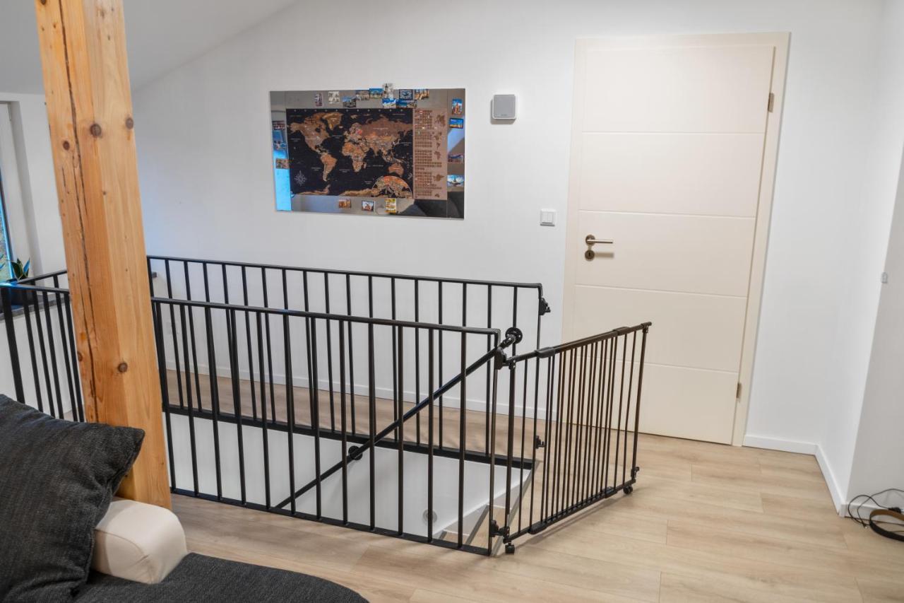 Modernes 3-Zimmer Loft Mit Balkon Hennesee 5 Min Eslohe Exteriör bild